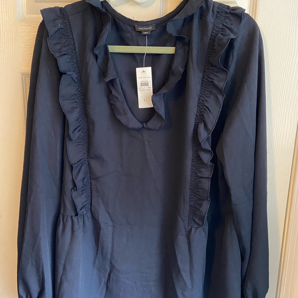 Ann Taylor ruffle shirt